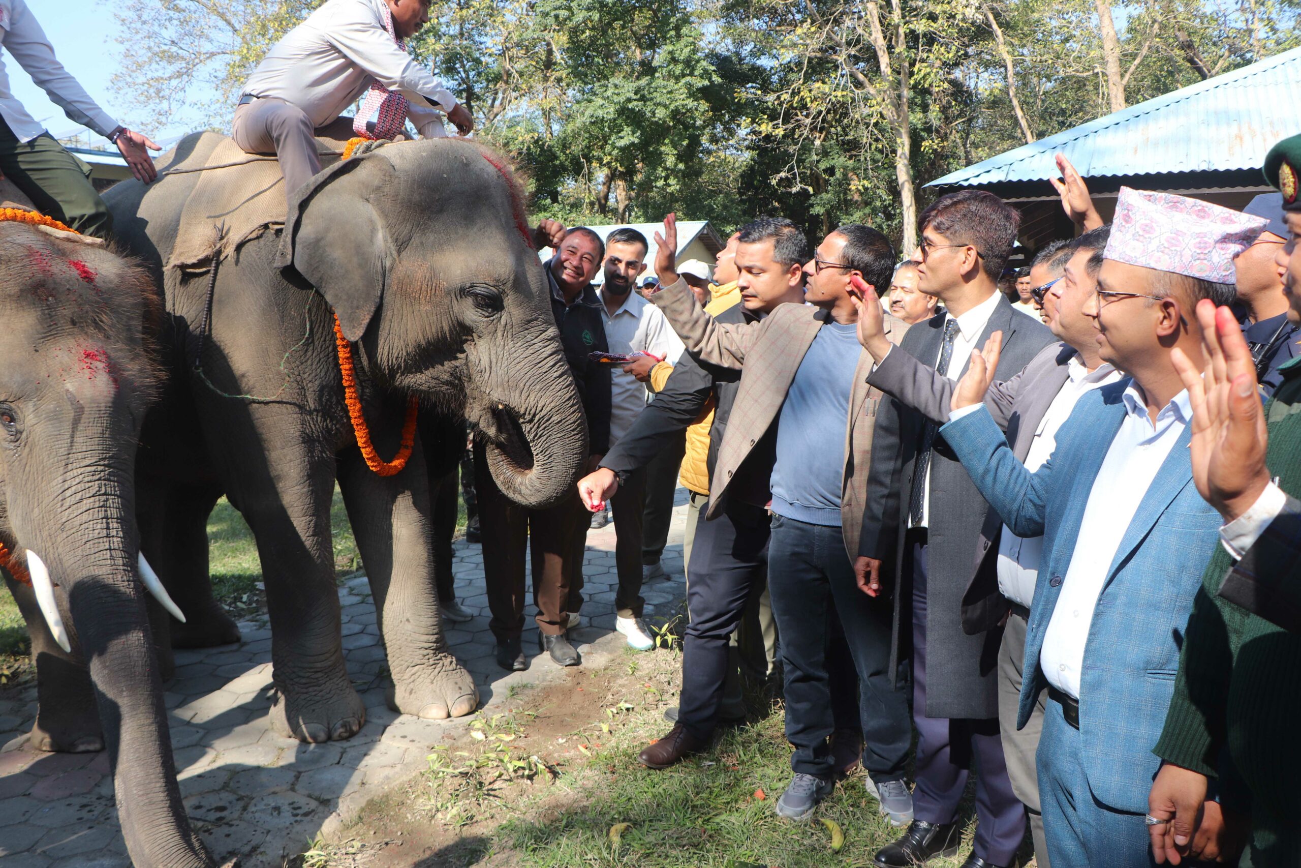 रुद्रकली र खगेन्द्रप्रसाद भैरहवा पुगे : भोलि कतार उड्दै
