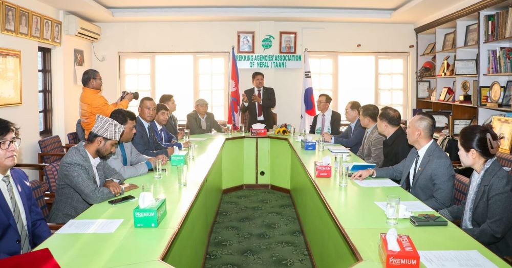नेपालमा कोरियाली पर्यटन प्रवर्द्धनका लागि टान र काटाबिच समझदारी